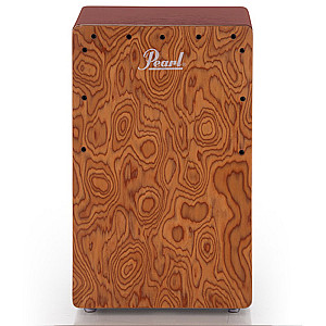 Cajon Pearl PBCCGC-121B Cherry Grove Mahogany Body with Cherry Faceplate